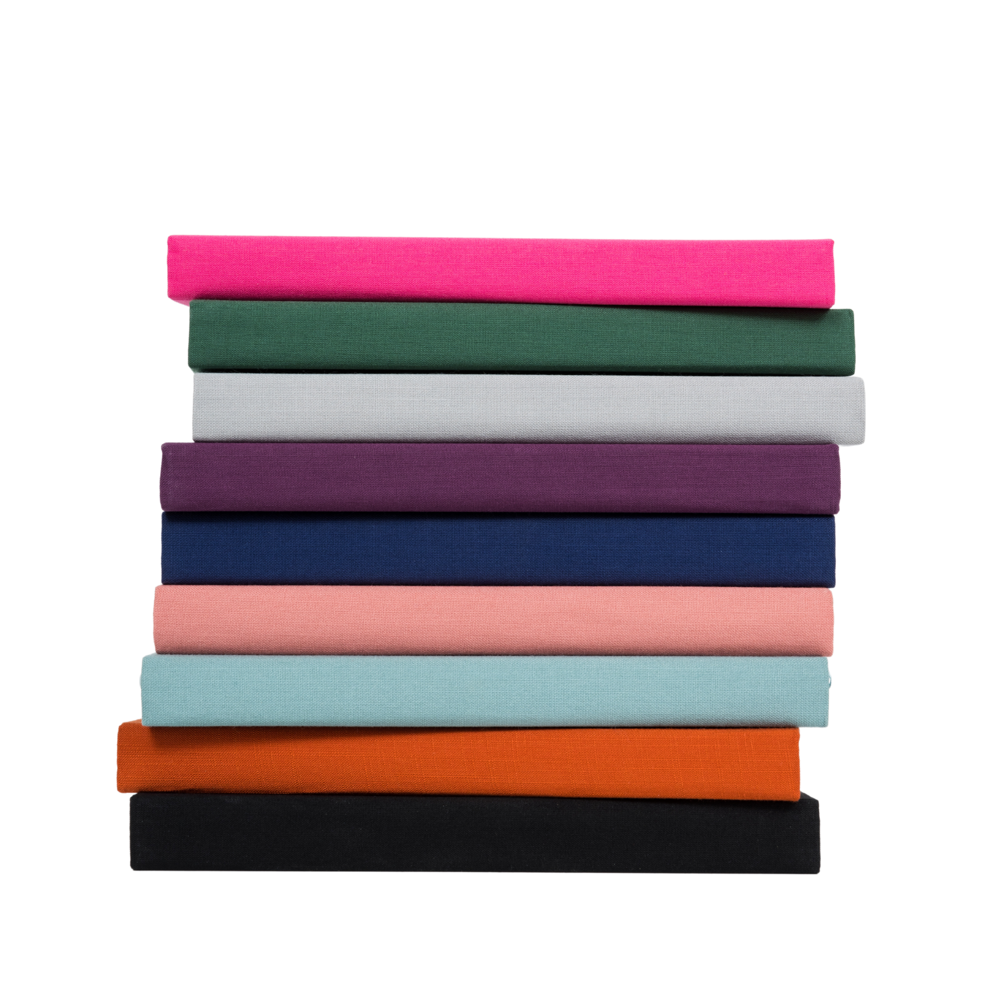 A5 Lined (Fabric) Notebook (Customisable) (9 colour options)