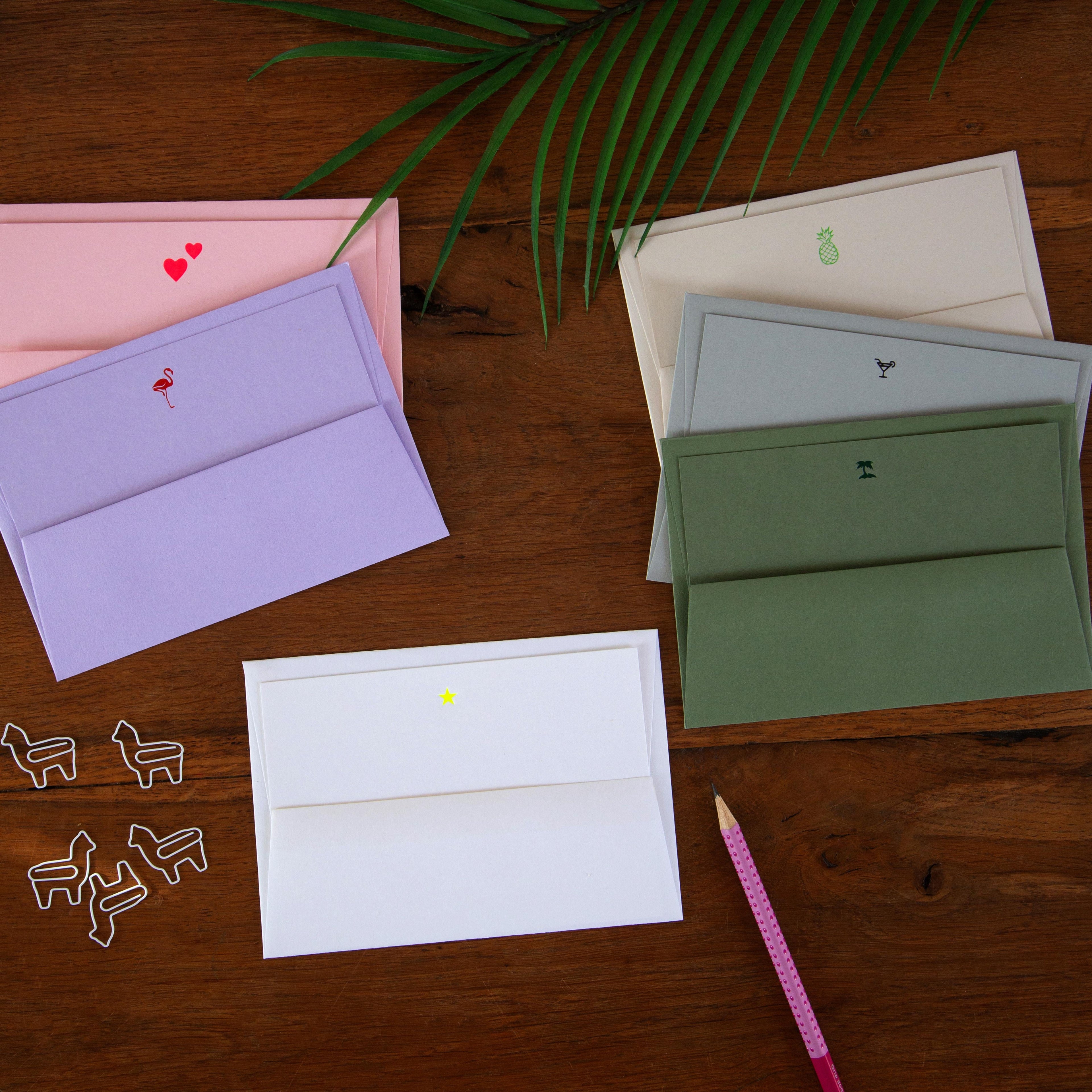 Lux Mix Notecards (various colours)