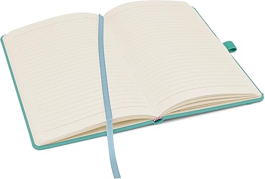 Nesona Notes London Eco A5 Hardcover Notebook – Lined, Dark Grey