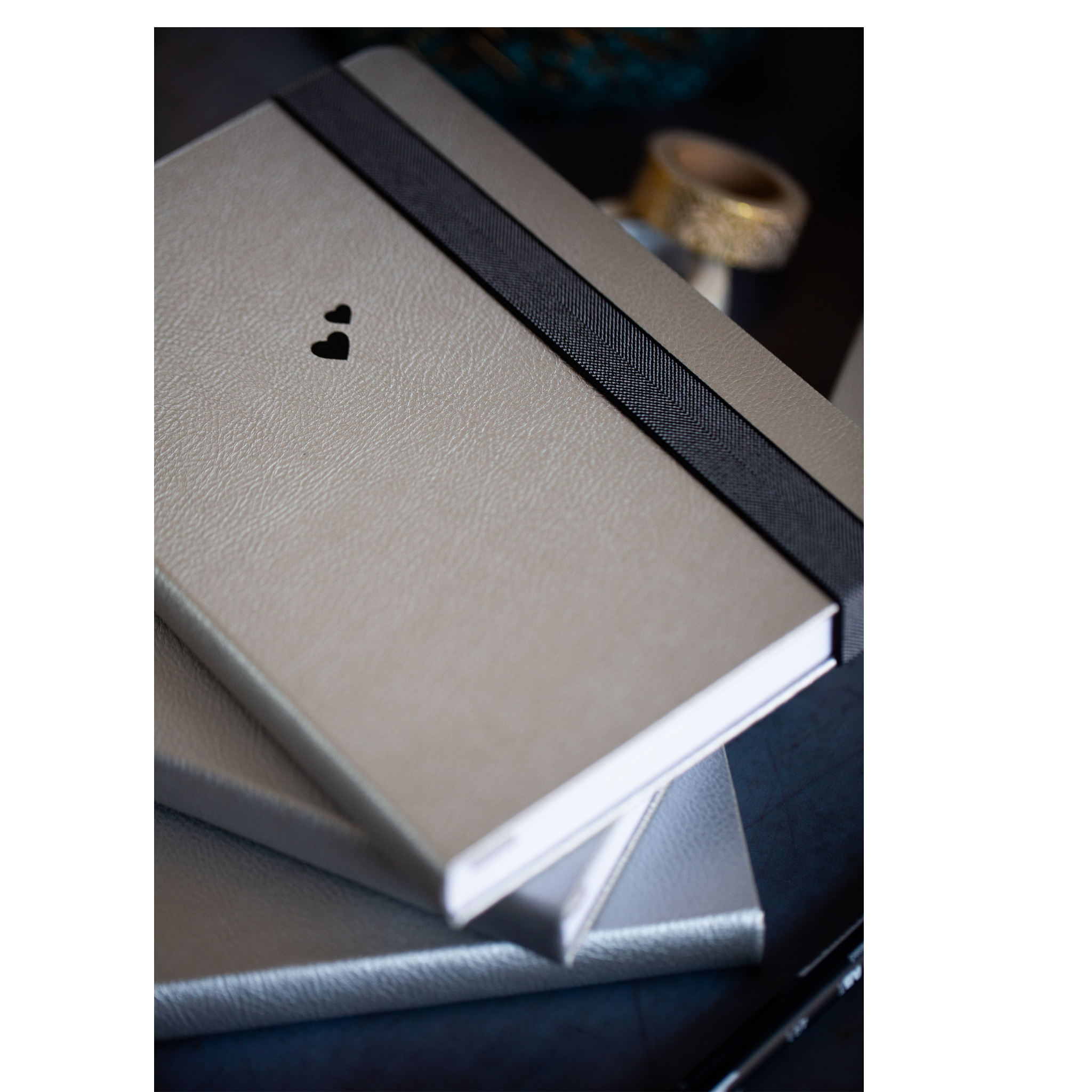 A5 Dot-Grid Faux Leather Notebook (Customisable)