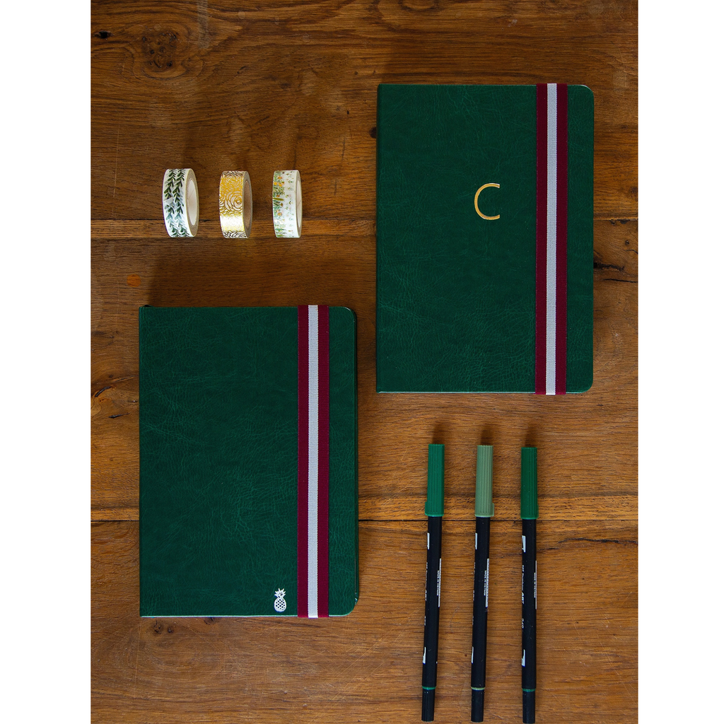 A5 Dot-Grid Faux Leather Notebook (Customisable)