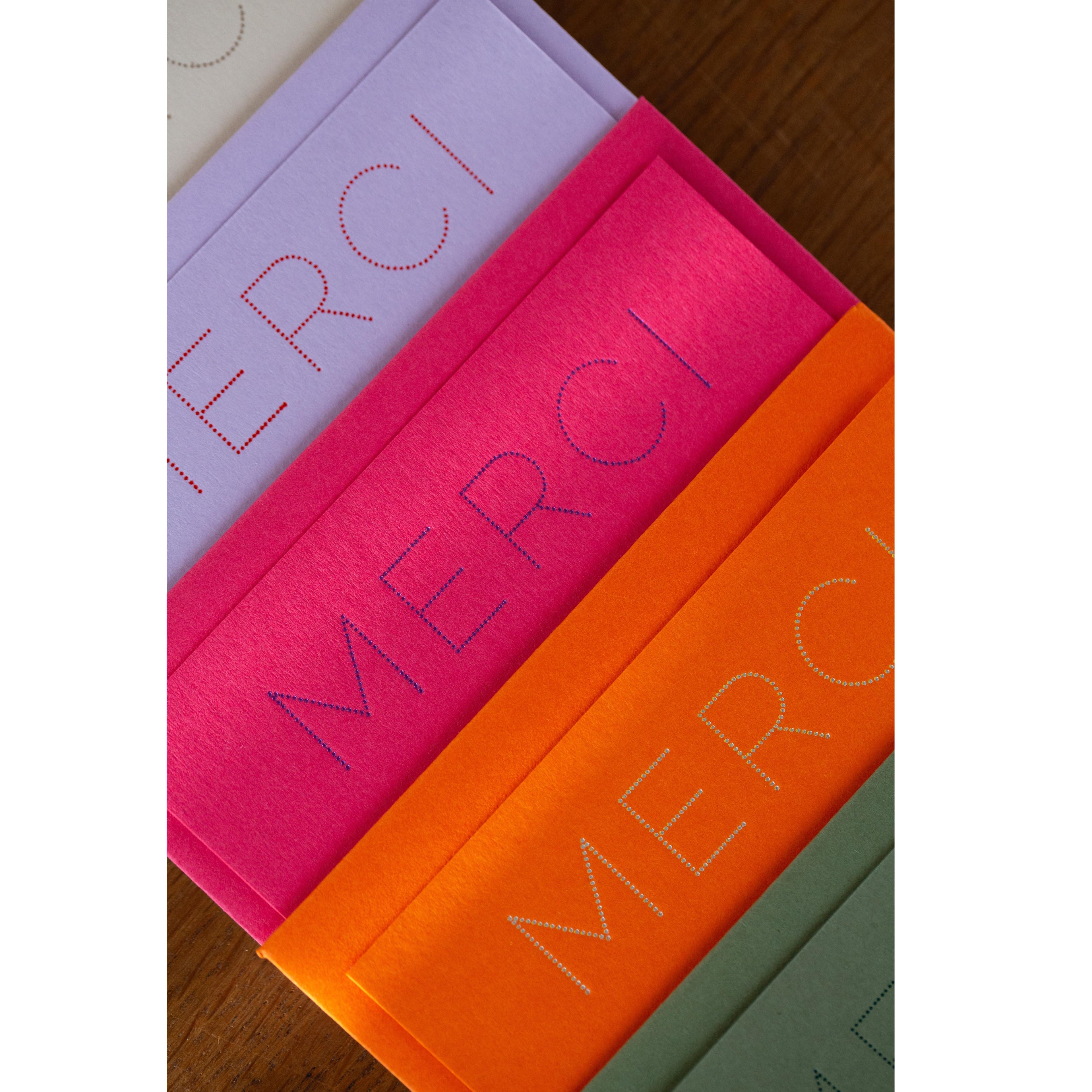 Merci Notecards (various colours)