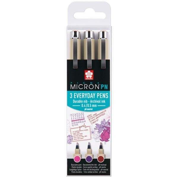 Pigma Micron PN Everyday - pack of 3
