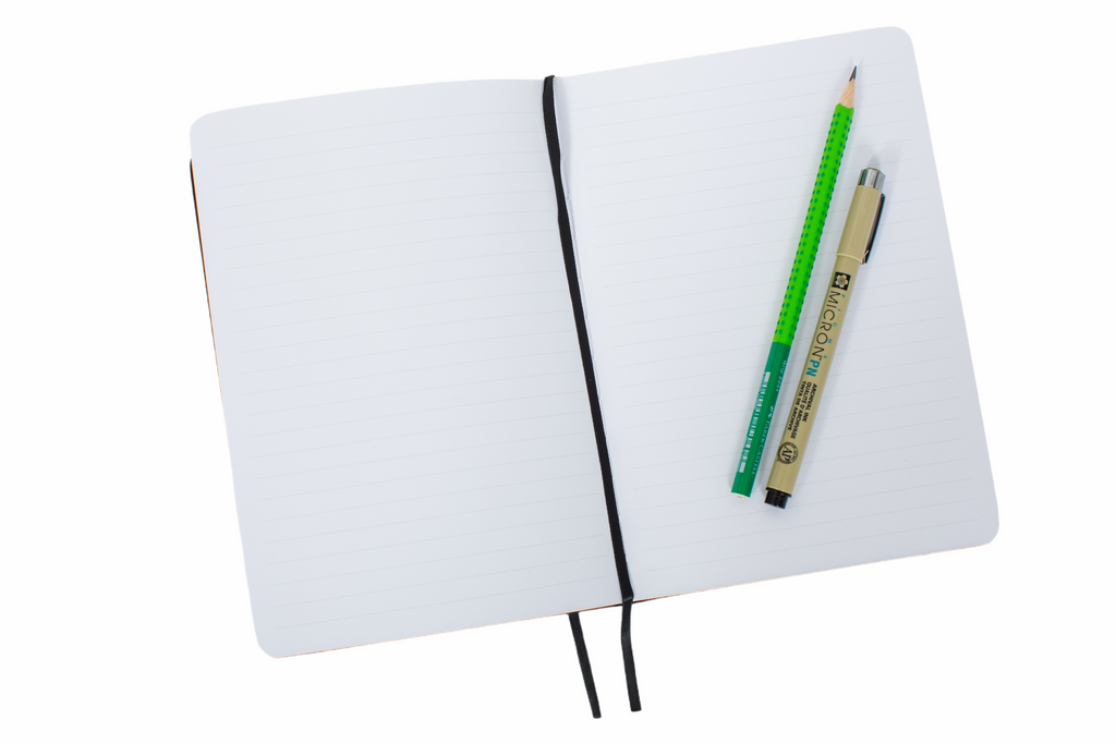 A5 Lined (Fabric) Notebook (Customisable) (9 colour options)